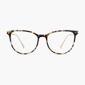 Warby Parker Maren Eyeglasses (Violet Magnolia with Polished Gold)